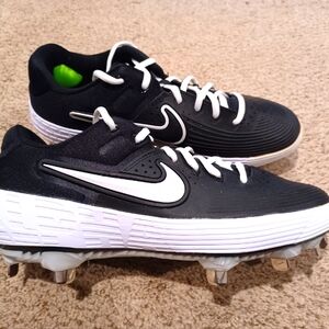 NWOB Nike Zoom Hyperdiamond 3 Elite Softball Cleats Black AV3043 Women Size 9